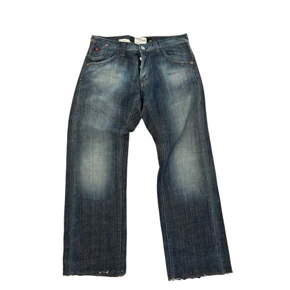 Vintage Energie Jeans Kirk Y2K Style Italy SZ34/35 100% Cotton Demin Classic - Picture 3 of 15